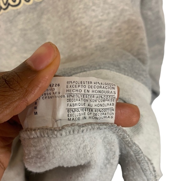 Champion Gray Longsleeve Embroidered Crewneck - Picture 6 of 6